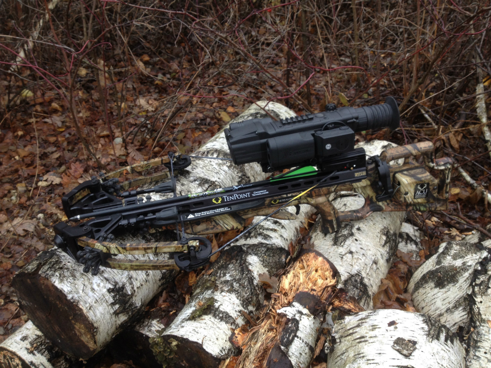 Pulsar Digisight LRF N870 на арбалете TenPoint